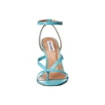 thumbnail image 3 of Steve Madden Amada Heeled Sandal Teal Leather, 3 of 6