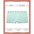 thumbnail image 2 of Princess Rose Girls Underwear Soft Comfort Stretch Boyshorts Seamless Underwear for Girls 7 Pack, 2 of 7