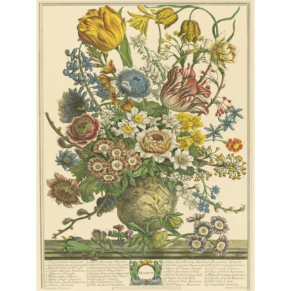 Art.com March Art Print by Robert Furber, 12" x 16"