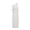 thumbnail image 2 of Botella pulverizadora de agua deportiva de plástico portátil de 600 ml para gimnasio Blanco, 2 of 8