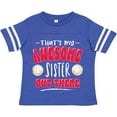 thumbnail image 3 of Inktastic That's My Awesome Sister out There with Volleyball Boys or Girls Toddler T-Shirt, 3 of 5