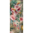 thumbnail image 2 of Nai, Danhui 10x18 Gold Ornate Wood Framed with Double Matting Museum Art Print Titled - Flower Shower III, 2 of 4