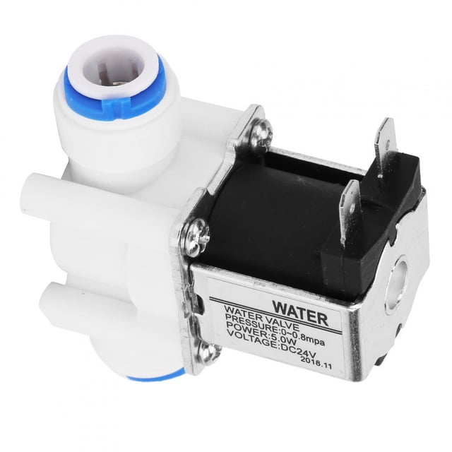 Válvula solenoide Jadeshay de agua eléctrica de plástico N/C 24V CC para purificador de agua