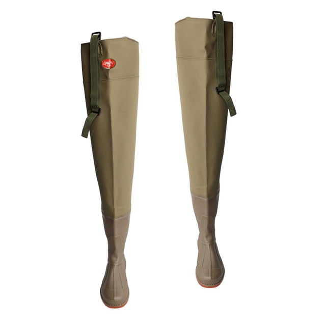 1 Botas de Caña de de Cadera PVC A Prueba de Agua Suelas 44 shamjiam Hip Waders Boots