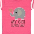 thumbnail image 4 of Inktastic My Gigi Loves Me Grandchild Boys or Girls Baby Bodysuit, 4 of 5