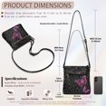 thumbnail image 7 of HELLHERO Leopard Ladies Single Shoulder Bag, Durable Shoulder Purse PU Leather Adjustable Strap Sling Bag for Travel Everyday, 7 of 7
