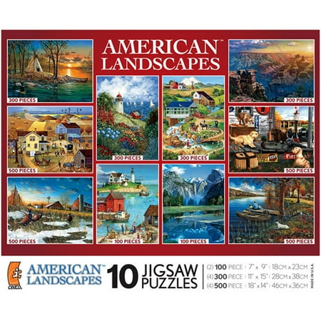 Ceaco - American Landscapes Puzzle 10-Pack