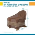 thumbnail image 5 of DUCKCOVERS® Ultimate Waterproof Outdoor Adirondack Chair Cover, 5 of 8