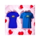 thumbnail image 1 of Playera En Duo Para Parejas De Queen y King 14 De Febrero San Valentin Color Azul Talla Chica Marca Emil SaEs, 1 of 4