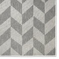 thumbnail image 2 of Nicole Miller New York Patio Country Calla Contemporary Herringbone Indoor/Outdoor Area Rug, Black/Grey, 9'2"x12'5", 2 of 7