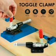 thumbnail image 5 of 2Pcs Toggle Latch Clamp Efficient Hold Down Clamp with 500Lbs Holding Capacity Fast Release Toggle Latch for Woodworking, 5 of 5
