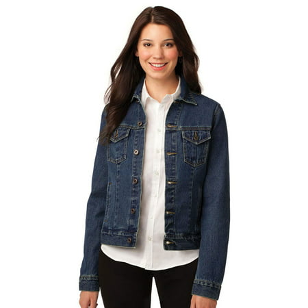 Port Authority Women's Denim Jacket (Best Denim Jacket For Big Bust)