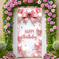 thumbnail image 6 of Pink Theme Happy Birthday Banner Decorative Balloons Event Decoration for Birthday Party Celebration Indoor Decoration Kids Party, 6 of 6