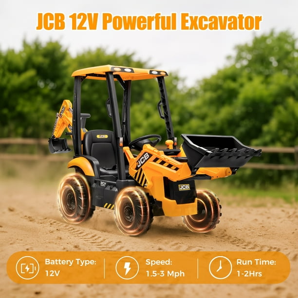 Battery Powered Excavator for Preschool Classroom Play