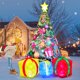 thumbnail image 1 of Árbol inflable de Navidad GOOSH para decoración exterior, 2,4 m, con luz, 1 of 6