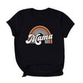 thumbnail image 3 of EQWLJWE Mama Shirt Women Funny Rainbow Shirts Mothers Day T Shirt Funny Graphic Casual Print Tee Tops, 3 of 5