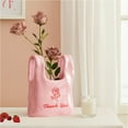 thumbnail image 3 of Mainstays Pink Bodega Shopping Bag Ceramic Vase, 5.9" L x 9" H, 3 of 6