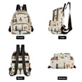 thumbnail image 4 of FORMRS Mini Backpack Purse for Women Travel Daypack Casual Shoulder Bag, Cats Reading Pattern, 4 of 7