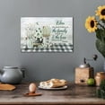 thumbnail image 3 of Farmhouse Kitchen Wall Art, Rustic Kitchen Canvas Prints Wall Art, Hummingbird & Flower Pictures, Framed Blessed Quotes Painting, Vintage Country Home Kitchen Wall Decorations Artwork 12x18 Inches, 3 of 7