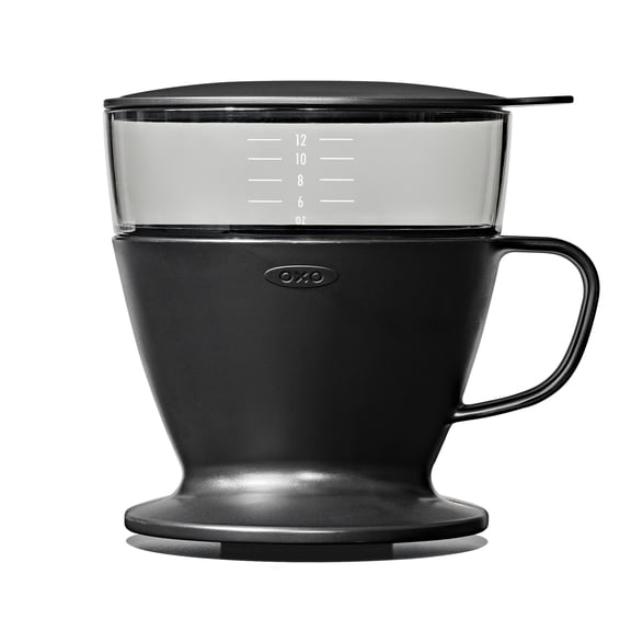 OXO Brew Pour‑Over Coffee Maker with Water Tank, Matte Black