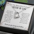 thumbnail image 5 of Gift For Sister-In-Law - Forever Love Necklace, Future Sister-In-Law, Bonus Sister, Personalized Gift, Bride Gift, Gifts For Her, Wedding Gifts, Sister Gift, Jewelry Gift, 5 of 10