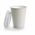 thumbnail image 4 of AME D'ESSENCE (300 PC) Combo 8 oz Paper Cups with Dome Lids and Bonus Stirrers Disposable Hot Cups White Coffee Cups, 4 of 4