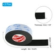 thumbnail image 2 of Uxcell 1-3/4"W x 1/8"T x 16.4Ft EVA Single Sided Foam Tape, Black 2Pcs, 2 of 6