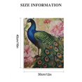 BCIIG Peacock Flowers Fine Art Aesthetic Wall Painting for Home Office
