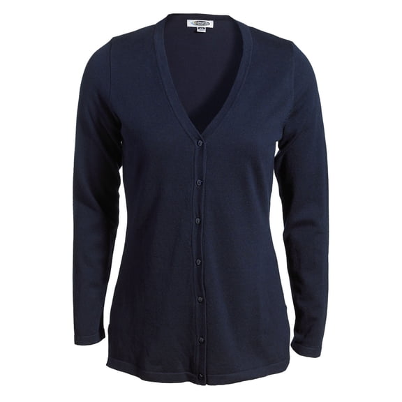 Edwards Garment Women's Gauge V Neck Cardigan