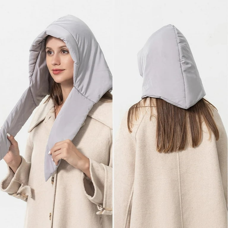 CHUNTIAN Fashion Quilted Headscarf Puffer Beanies Triangle