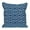 Blue, variant on HomeStock Medieval Majesty Transitional Geometric Design 20" x 20" Square Throw Pillow, Modern Decorative Pillow for Living Room Sofas and Couches-Color:Black