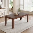 thumbnail image 4 of BeesClover 71 Inch Dining Table for 6 to 8, Modern Farmhouse Large Kitchen Table with 400Lbs Capacity, MDF Wooden Rectangular Dining Room Table with Sturdy Support for Family Gatherings, 4 of 8