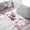 Pink, variant on Pink Flower Bathroom Rugs Non Slip Washable Bath Mat Absorbent Front Door Mat Spring Floral Butterflies Elegant Pastoral Birds Indoor Doormat for Kitchen Entryway Shower Decor Accessories 15.7"x23.6"