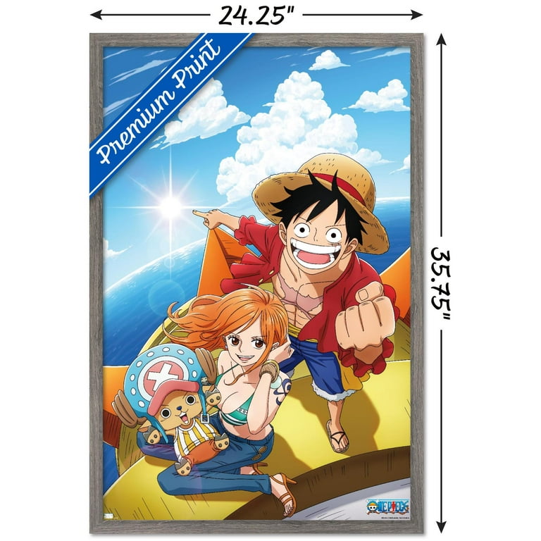One Piece: Fishman Island - Luffy, Nami, Tony Tony Chopper Wall