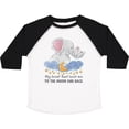 thumbnail image 3 of Inktastic My Great Aunt Loves Me to the Moon and Back Elephant Family Boys or Girls Toddler T-Shirt, 3 of 5