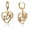 Crystal, variant on 18K Yellow Gold Filled Rudy Gem Stones Perfect Dangle Earrings Gm187 for Ladies Valentine's Day Gifts