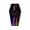 Black, variant on Black Plastic Halloween Coffin Dancing Skeleton Bride Groom With Led Light For Home Display