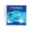 thumbnail image 2 of VERBATIM CD-R BRAND SLVR 1pk 700MB/52X SLIM CASE, 2 of 2