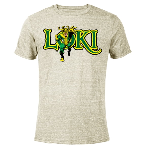 Marvel Loki Retro Comic - Short Sleeve Blended T-Shirt for Adults – Customized-Yellow