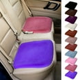 thumbnail image 7 of 1Pack Car Front Seat Cushion, Soft Warm Faux Fur Winter Auto Seat Cover, Fluffy Plush Vehicle Seat Protector Pad with Non-Slip Backing, Car Accessories for Home and Office Chair,17.71 x 17.71in, 7 of 7
