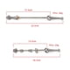 thumbnail image 2 of WAKE HQ‑02 Mountain Bike Front/Rear Quick Release Lever, Silver Hub, 2 of 4