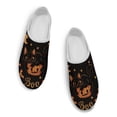 thumbnail image 2 of POLERO Bat and Cute Cat Womens Slip On Mules Shoes Halloween Sneakers Comfortable Flat Loafers Slip On Fashion Sneakers Breathable Close Toe Mules Ladies Mother Garden Clogs, 2 of 7