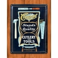 thumbnail image 1 of ORUYROP Tin Sign Clearcut Cutlery Kitchen Ad Restaurant Rustic Wall Decor TIN Sign 7.8X11.8 INCH, 1 of 1