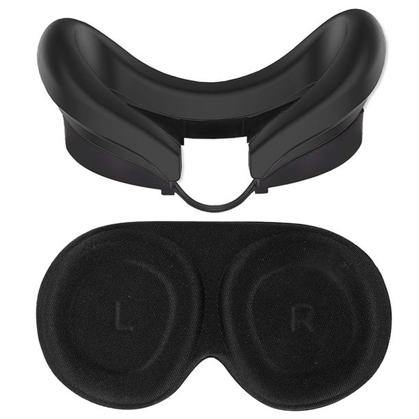 Almohadilla protectora de silicona para los ojos, cubierta facial VR, antisudor para auriculares Meta Quest 3 VR
