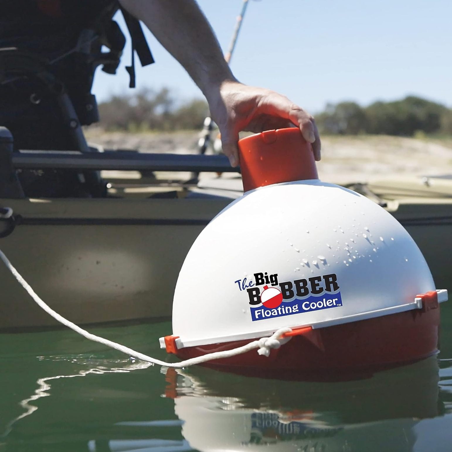 Vintage hot Big Bobber Cooler Insulted Floating Cooler - Made in USA - Man Cave Fisherman Boating Camping Swimming Rafting River life Gift