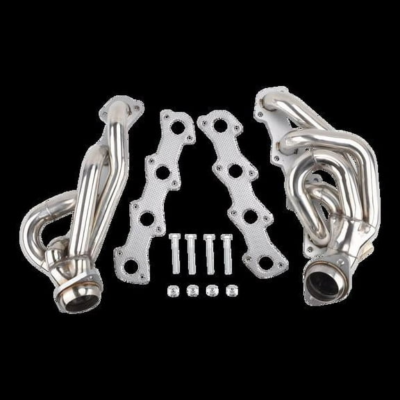 Fithood Exhaust Manifold Headers Ford 99-04 F250/F350/F450 SUPER DUTY V10 FORD 97-01 F150 F250 5.4L V8 97-03 MT001058