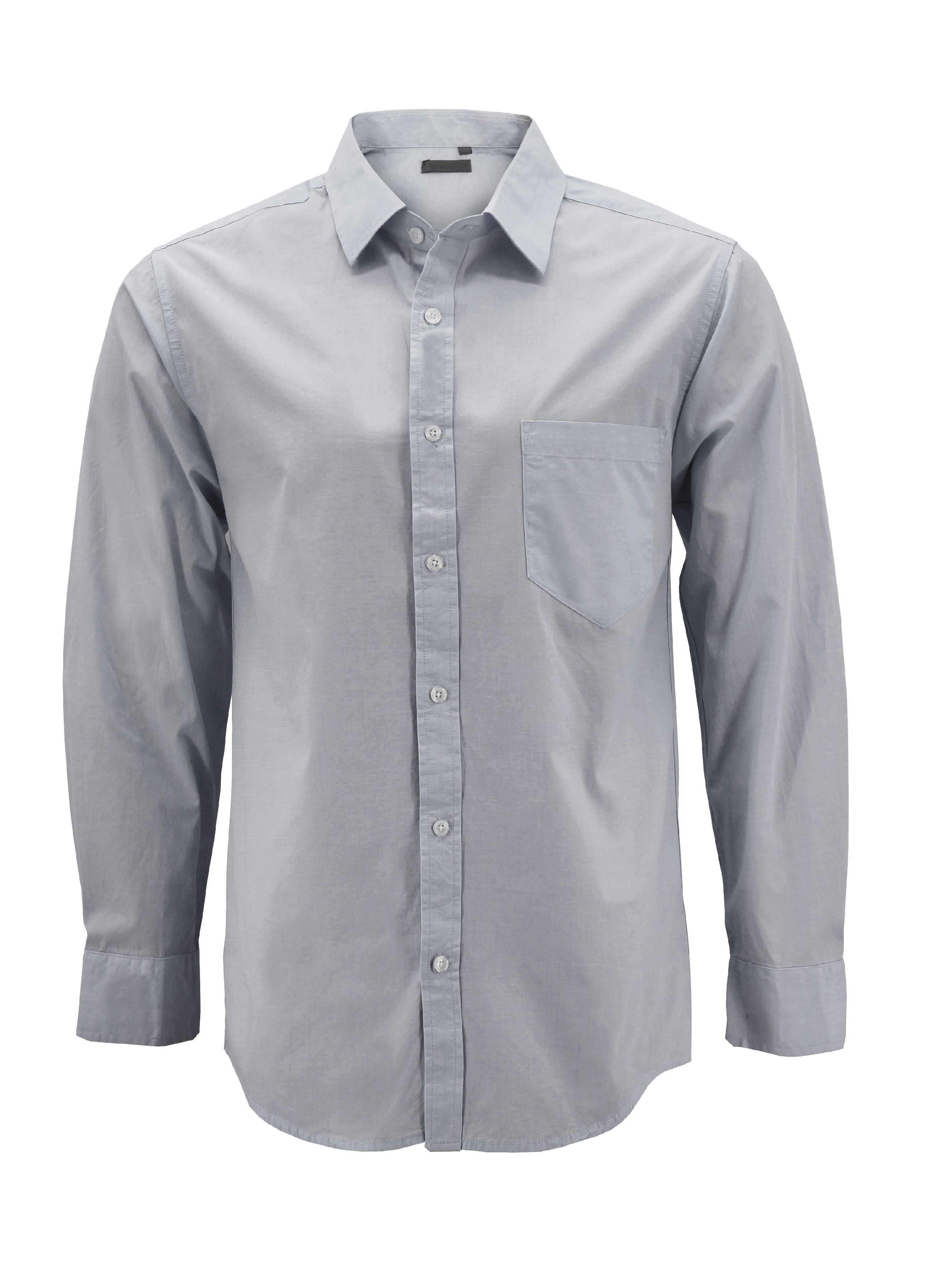 Men’s Cotton Casual Long Sleeve Classic Collared Plaid Button Up Dress