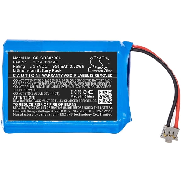 950mAh Garmin 361-00114-00 Battery for inReach Mini 010-01879-00