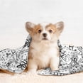 thumbnail image 4 of Pofeuu Hand Drawn Snake Print Puppy Blanket,Dog Blankets,Pet Blanket Cozy Cat Blankets for Indoor Cats, Fuzzy Pet Blanket for Kitten Doggy Dog Blankets-Small, 4 of 8