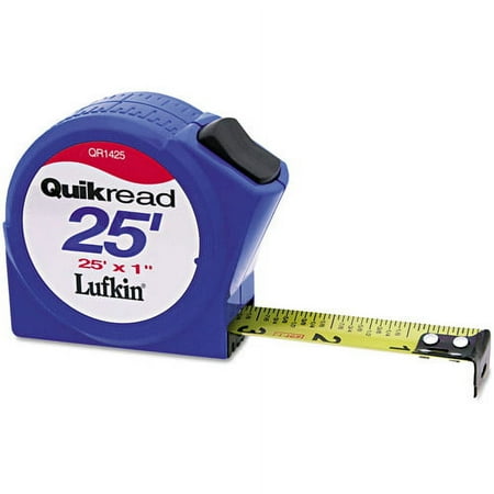 Lufkin 1 Inch X 25 Foot Quikread Power Return Tape